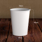 Immagine 2 - Bicchieri 100% in Carta Riciclabile Biodegradabili Compostabili di Colore Bianco da 200ml - Confezione da 50 Bicchieri