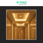 Immagine 4 - V-Tac Faretto LED COB 28W Da Incasso Rotondo Orientabile Fascio Luminoso 25° CCT Changing Color 3in1 Colore Bianco - SKU 10583
