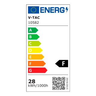 V-Tac Faretto LED COB 28W Incasso Rotondo Orientabile CCT