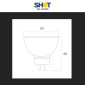 Immagine 8 - Bot Lighting Lampadina LED GU5.3 6.9W Faretto MR16 SMD Opaca - Mod. SLD650742B / SLD650743B / SLD650741B