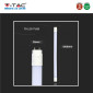 Immagine 8 - V-Tac VT-1577 Tubo LED SMD Nano Plastic T8 G13 20W Lampadina 150cm con Starter - SKU 216265 / 216309 / 216310