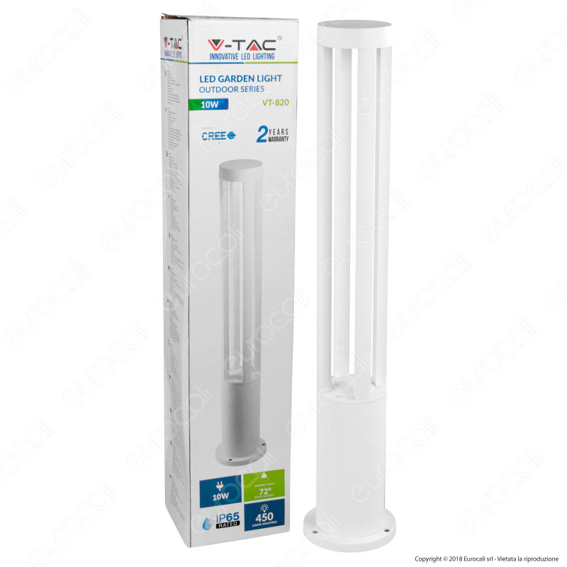 V-Tac VT-820 Lampada LED da Giardino Fissaggio a Terra 10W