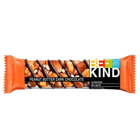 Peanut Butter Dark Chocolate Barretta 40g Be-Kind Peanut Butter Dark Chocolate Barretta 40g Be-Kind