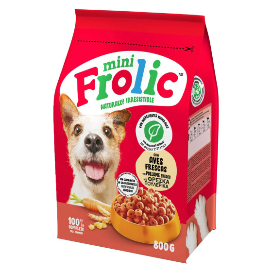 Cibo Secco per Cani con Pollo Verdure e Cereali Frolic Mini Cibo Secco per Cani con Pollo Verdure e Cereali Frolic Mini