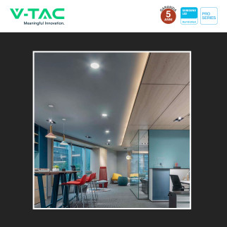 V-TAC PRO VT-61006 Mini Pannello LED Rotondo 6W SMD da Incasso