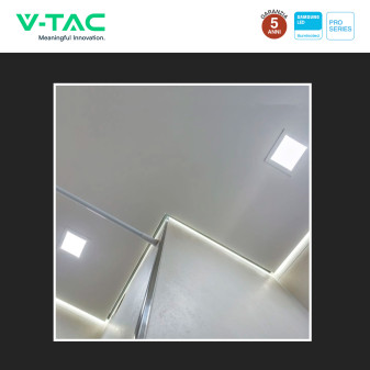 V-TAC PRO VT-61006 Mini Pannello LED Quadrato 6W SMD da Incasso