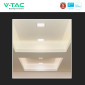Immagine 8 - V-Tac Pro VT-61006 Pannello LED Quadrato 6W SMD Chip Samsung da Incasso con Driver - SKU 104801 / 104811 / 104821