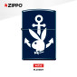 Immagine 2 - Zippo Accendino a Benzina Ricaricabile e Antivento con Fantasia Playboy Design - mod. 46732