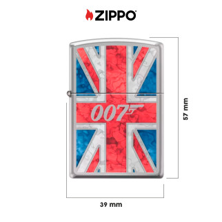 Accendino Zippo mod. 46735 Bond BT 007 Gun Logo