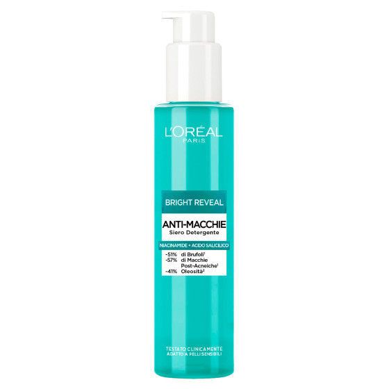 L'Oréal Paris Bright Reveal Siero Detergente Anti-Macchie 150ml L'Oréal Paris Bright Reveal Siero Detergente Anti-Macchie 150ml