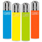 Immagine 1 - Clipper Micro Accendino a Pietrina Piccolo Ricaricabile con Fantasia Fluo Mix - Serie da 4 Accendini