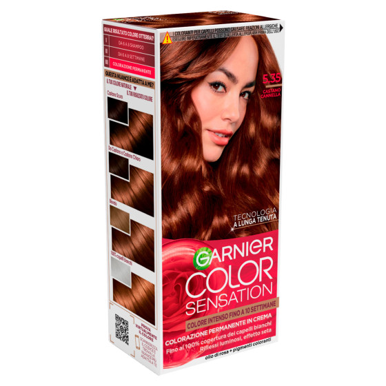 Garnier Color Sensation Colorazione 5.35 Castano Cannella Garnier Color Sensation Colorazione 5.35 Castano Cannella