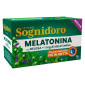 Immagine 1 - Sognid'oro Tisana Melatonina con Melissa Proprietà Rilassanti per Addormentarsi in Fretta - Confezione da 16 Filtri