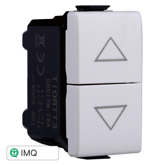 PULSANTE DOPPIO 1P+1P 16A - modello MT1202 PULSANTE DOPPIO 1P+1P 16A - modello MT1202
