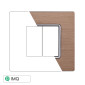 Immagine 1 - ETTROIT SOLAR PLACCA ALLUMINIO 2P ORO - Mod. MT86211 - Compatibile con BTicino MATIX