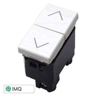PULSANTE DOPPIO INTERBLOCCO SALISCENDI - modello MT1204