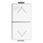 Immagine 2 - ETTROIT SOLAR PULSANTE DOPPIO INTERBLOCCO SALISCENDI - Mod. MT1204 - Compatibile con BTicino MATIX