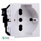 ETTROIT SOLAR PRESA SCHUKO 2P+T 16A - Mod. MT2102 - Compatibile con BTicino MATIX