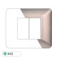 Immagine 1 - ETTROIT SOLAR PLACCA PLASTICA 2P SILVER - Mod. MT83206 - Compatibile con BTicino MATIX