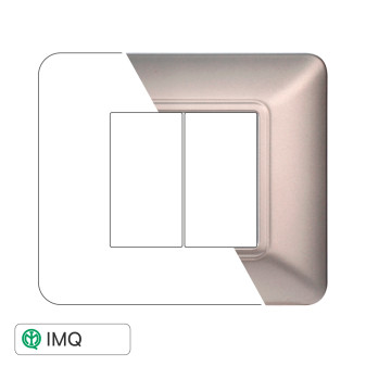 PLACCA PLASTICA 2P SILVER - modello MT83206