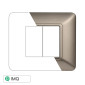 Immagine 1 - ETTROIT SOLAR PLACCA PLASTICA 2P TITANIO - Mod. MT83208 - Compatibile con BTicino MATIX