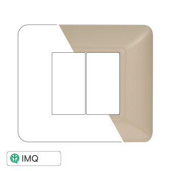 PLACCA PLASTICA 2P SABBIA - modello MT83209