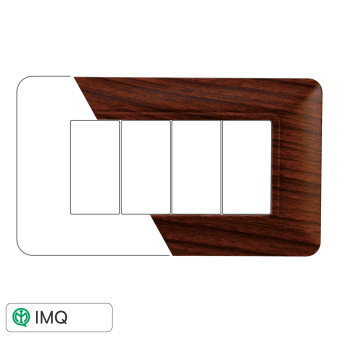 PLACCA PLASTICA 4P RADICA - modello MT83403
