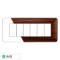 Immagine 1 - ETTROIT SOLAR PLACCA PLASTICA 6P RADICA - Mod. MT83603 - Compatibile con BTicino MATIX