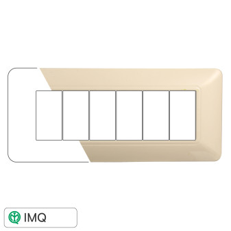 PLACCA PLASTICA 6P SABBIA - modello MT83609