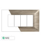 Immagine 1 - ETTROIT SOLAR PLACCA 4P ORO SATINATO - Mod. MT85411 - Compatibile con BTicino MATIX