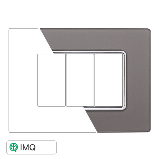 PLACCA VETRO 3P SILVER - modello MT84306 PLACCA VETRO 3P SILVER - modello MT84306