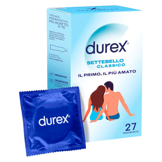 Settebello Classico Preservativi - 27 Profilattici Durex Settebello Classico Preservativi - 27 Profilattici Durex