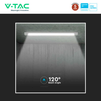 Tubo LED Prismatico Plafoniera 40W 120cm VT-8-40 V-Tac Pro