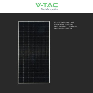 Connettori MC4 per Cavi Pannelli Solari V-Tac