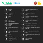 Immagine 3 - V-Tac Deye Inverter Trifase Ibrido On-Grid / Off-Grid 15kW IP65 10 Anni CEI 0-21 Display LCD Touch Colore Nero - SKU 121841