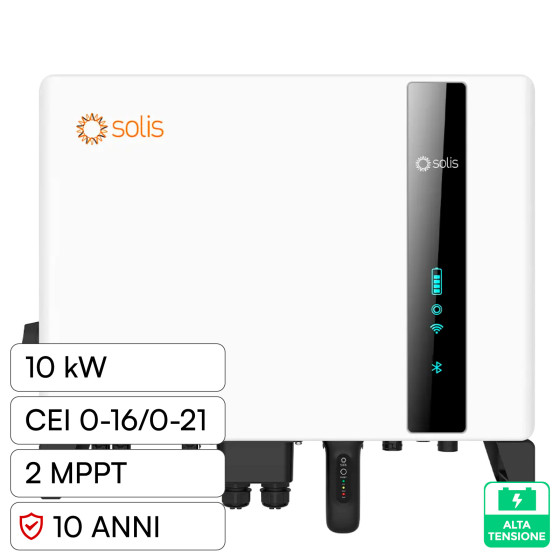 V-Tac Inverter Trifase Ibrido 10kW CEI 0-21 e 0-16 V-Tac Inverter Trifase Ibrido 10kW CEI 0-21 e 0-16
