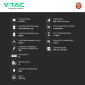Immagine 3 - V-Tac Kit 6 Batterie BMS Stack LiFePO4 30kWh Alta Tensione Impianto Trifase Garanzia 10 Anni IP65 CEI 0-21 CEI 0-16 - SKU 120026