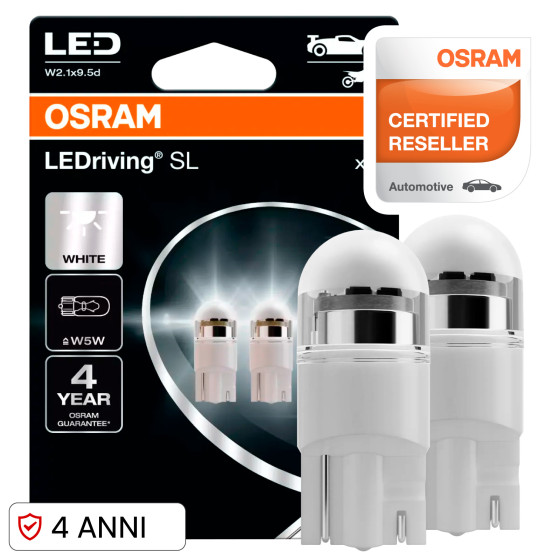 Osram Lampadine LEDriving SL W5W per Fari Auto Osram Lampadine LEDriving SL W5W per Fari Auto