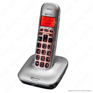Amplicomms BigTel 1200 Telefono Cordless per Portatori di Apparecchi