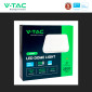 Immagine 13 - V-Tac Pro VT-8624 Plafoniera LED Quadrata 24W SMD Chip Samsung IP44 Colore Bianco - SKU 76271-24 / 76281-24 / 76291-24