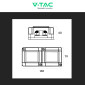 Immagine 5 - V-Tac VT-AOA1533-400ABR Bus Bar Scatola di Giunzione per Batterie Bassa Tensione 48V con 8 Bulloni M10 Massimo 400A - SKU 23789