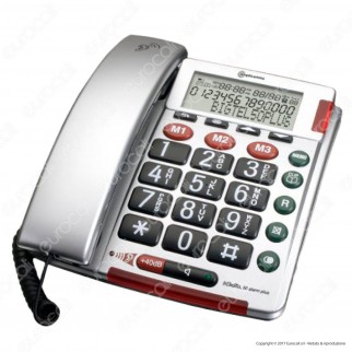 Amplicomms BigTel 50 Alarm Plus Telefono Fisso con S.O.S. per