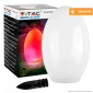 Immagine 1 - V-Tac VT-7815 Lampada Ovale con Luce LED RGB+W e Pannello Solare - SKU 8557