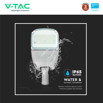 VT-ST303 Lampada Stradale LED con Pannello Solare IP65 V-Tac