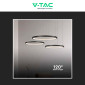 Immagine 8 - V-Tac VT-7824 Lampadario LED a Sospensione 57W SMD Forma Rotonda Colore Nero - SKU 10053
