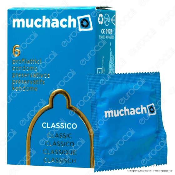 Muchacho Classico - Scatola da 6 Preservativi Muchacho Classico - Scatola da 6 Preservativi