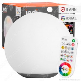 Jedi Lighting Lampada da Tavolo Dahlia iDual RGB+W 8,5W Multifunzione