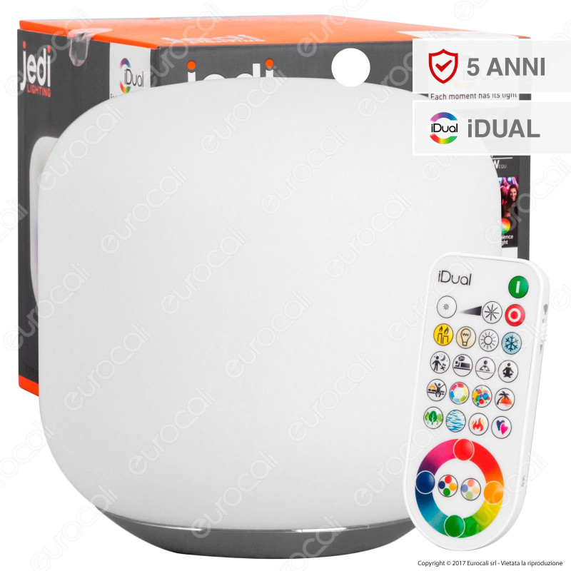 Jedi Lighting Lampada da Tavolo Thyme iDual RGB+W 8,5W Multifunzione