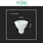 Immagine 7 - V-Tac VT-267 Lampadina LED GU5.3 6W Faretto MR16 SMD - SKU 212071 / 212081