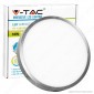 V-Tac VT-1805 RD Pannello LED Rotondo 18W SMD Satinato con Driver - SKU 6373 / 6374 / 6375 [TERMINATO]